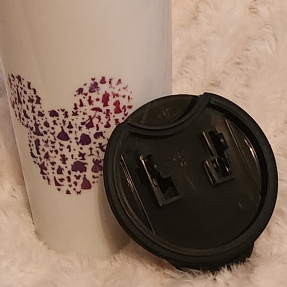 Disney Parks Mickey Mouse Logo Decor Ceramic Travel "Coffee" Tumbler (Society 6) - Picture 13 of 13